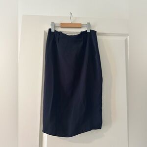 Hobbs London Navy Pencil Skirt